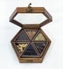 Rosewood Hexagon Spice Box
