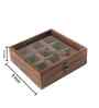 Rosewood Square Spice Box