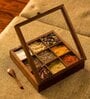 Rosewood Square Spice Box
