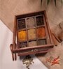 Rosewood Square Spice Box