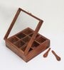 Rosewood Square Spice Box