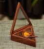 Rosewood Triangle Spice Box