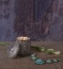 Roshni Diamond  Mercury  Shiny Glass Table Tealight Holder