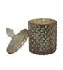 Roshni Diamond  Mercury  Shiny Glass Table Tealight Holder