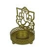 Roshni Ganesh Gold Iron T-Light Holder