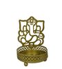 Roshni Ganesh Gold Iron T-Light Holder