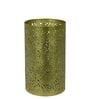 Roshni Jaali Gold Iron & Glass Candle Holder