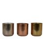 Roshni Rose Gold Iron (Set of 3) Scented Jar Candle