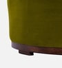 Rosseate Sheesham Wood Slipper Chair In Olive Green C