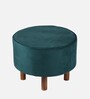 Rosslyn Ottoman Set Of 2 In Turquoise Sea Colour
