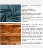 Rosslyn Ottoman Set Of 2 In Turquoise Sea Colour