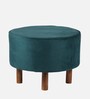 Rosslyn Ottoman Set Of 2 In Turquoise Sea Colour