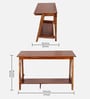 Roswell Writing Table In Teak Finish