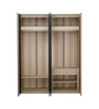 Rotterdam 4 Door Wardrobe In Lurbana Oak Colour