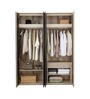Rotterdam 4 Door Wardrobe In Lurbana Oak Colour