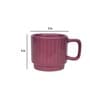 Rouge 200ml Pink Ceramic (Set of 2) Coffee Mug