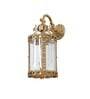 Round 17 Inch Cast Aluminium Single-Light Golden Lantern Hanging Wall Lamp