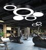 Round 48W LED Ceiling Light Office & Gym Lighting 3 Color Modes