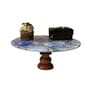 Blue Stone Cake Stand