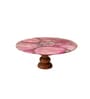 Pink Stone Cake Stand