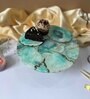 Green Stone Cake Stand
