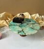 Green Stone Cake Stand