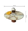 White Stone Cake Stand