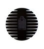 Brown Synthetic Wood Analogue Modern Wall Clock