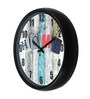 Modern Analogue Multicolor Plastic Wall Clock