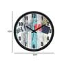 Modern Analogue Multicolor Plastic Wall Clock