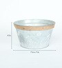 Round Ava Bowl Lined Metal Vase Oasis Floral Products
