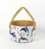 (1Pc) Multicolor Seagrass Handmade Eco-Friendly Table Organizer & Storage Basket