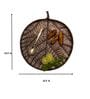 Round Brown 13 Inch Aluminium (Set of 2) Appetizer Platter