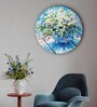 Round Blue Against The Blue Skies Canvas Art Print
