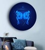 Round Blue Beyond The Bluest Skies Zodiac Canvas Art Print