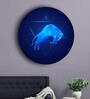 Round Blue Beyond The Bluest Skies Zodiac Canvas Art Print
