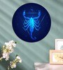 Round Blue Beyond The Bluest Skies Zodiac Canvas Art Print