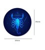 Round Blue Beyond The Bluest Skies Zodiac Canvas Art Print