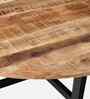 Giffy Round Coffee Table in Oak Finish