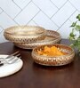 Round Etching Basket Set of 3