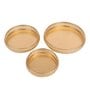 Round Etching Basket Set of 3