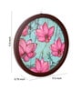 Round Floral Wall Art Digital Print