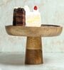 Purple Mango Wood Gladiolus harmony  Cake Stand
