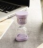 Round Glass Tube 30 Minutes Purple Sand Timer Showpiece