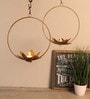 Round Hanging Tealight Holder Set of 2