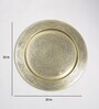 Round Golden Metal Wall Plate