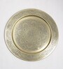 Round Golden Metal Wall Plate