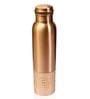 Round Hammered Pure Copper Water Bottle Leak Proof 1 Ltr