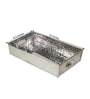 Round Hammered Silver Iron  Tray