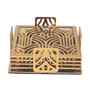 Square Jali Coasters Gold